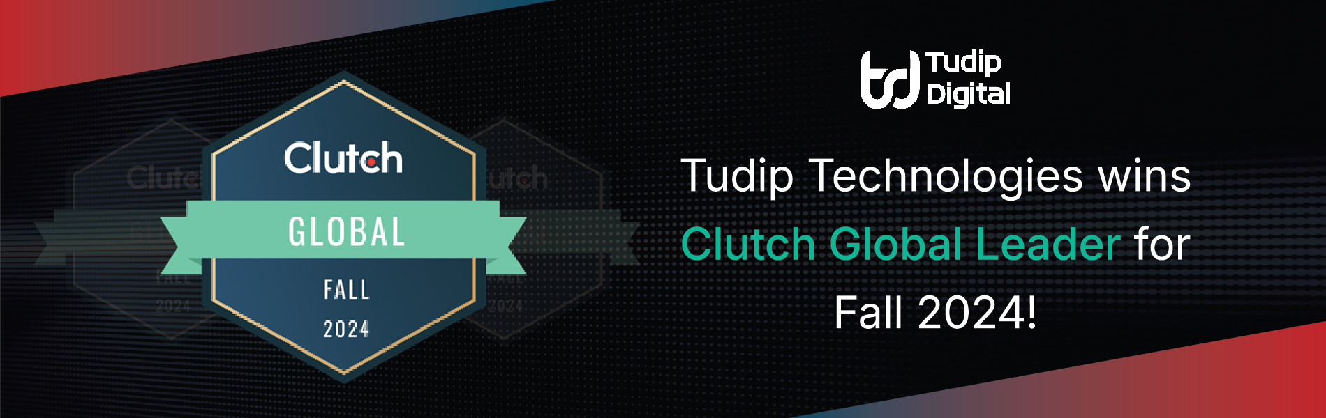 Tudip Technologies Recognized as a Clutch Global Leader for Fall 2024