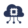 Scalable cloud base-1 icon